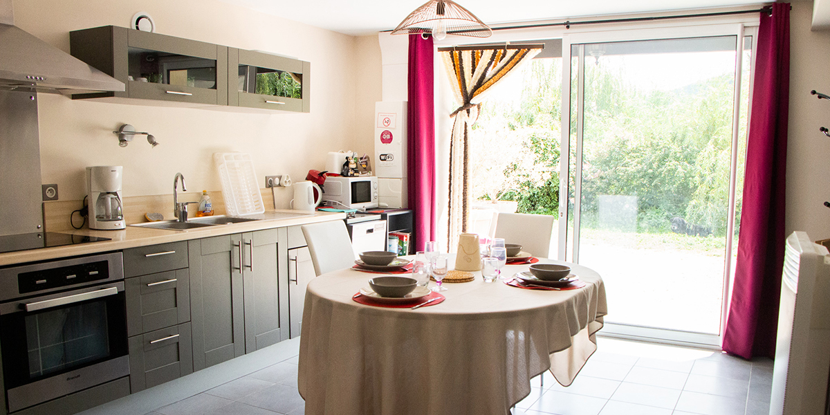 Gîte de Musset - La cuisine